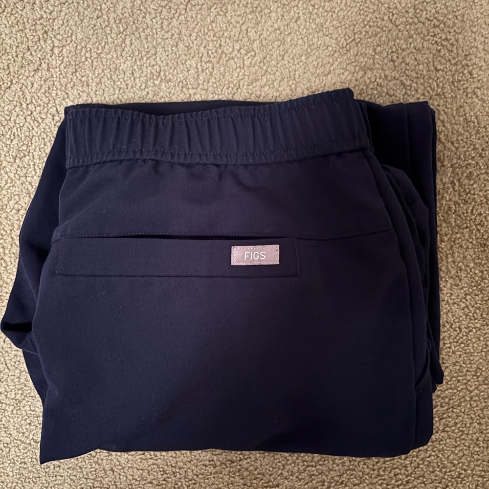 Figs Navy Blue Scrub Joggers